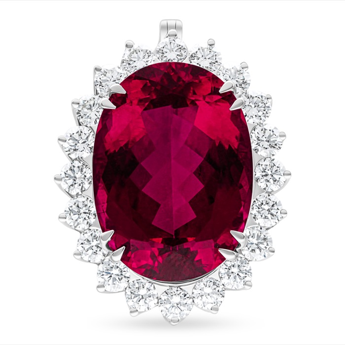 Fuchsia Diamond Ladies Pendant LWF1312
