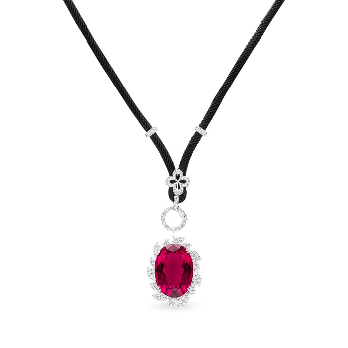 Diamond Pendant Fuchsia LWF1364