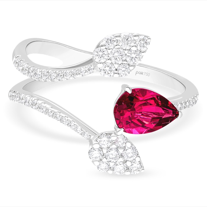 Fuchsia Diamond Ladies Ring CWF3013