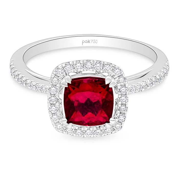 Fuchsia Diamond Ladies RIng CWF3016