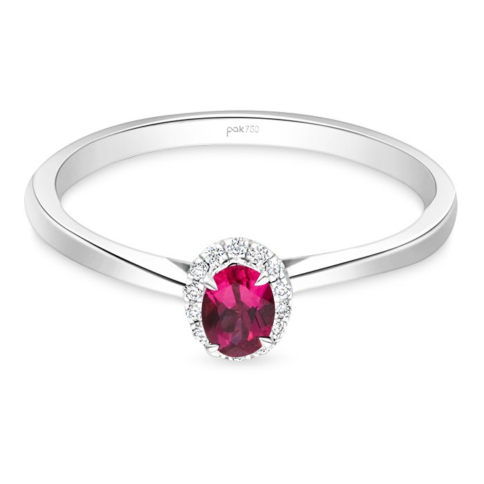 Fuchsia Diamond Ladies RIng CWF3093