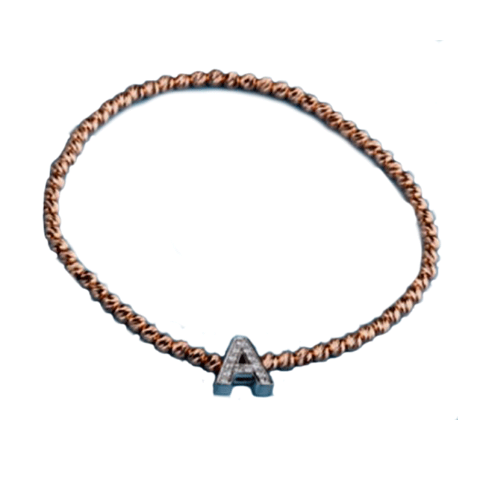 ILLUSION ALPHABET BRACELET B17154-A ILLUSION ALPHABET BRACELET B17154-A