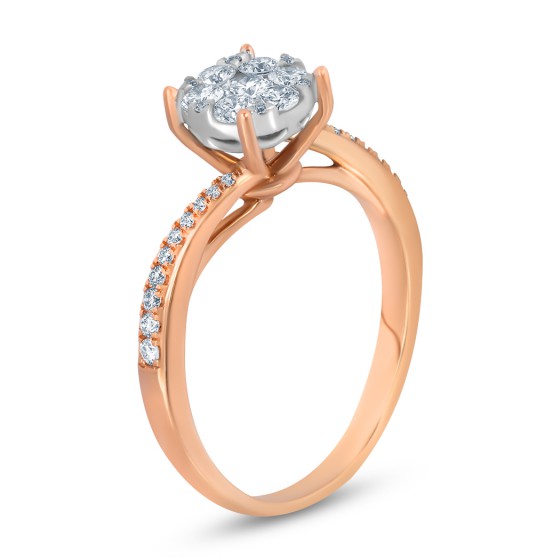 LOTUS FANCY Diamond Ladies Ring CWF0914