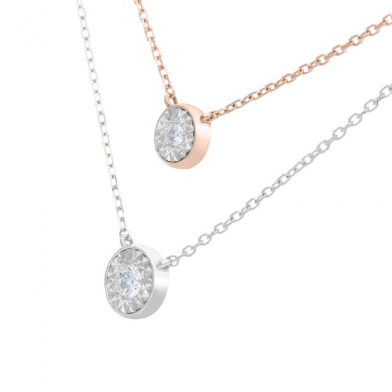 Solitaire Dual Mirage Pendant N17162