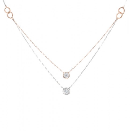 Solitaire Dual Mirage Pendant N17162
