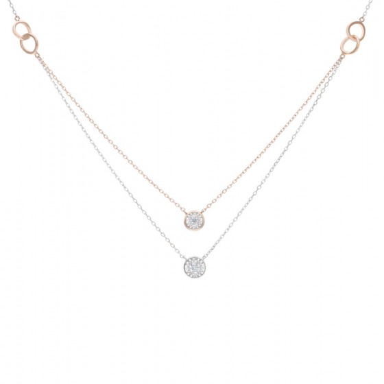 Solitaire Dual Mirage Pendant N17162