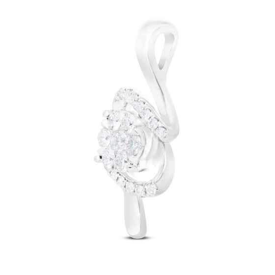 Diamond Pendant Illusion Lotus JDR8092P