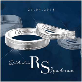 Inilah Cincin Kawin Syahnaz dan Jeje yang Terbuat dari Emas Putih dan Dihiasi 17 Berlian