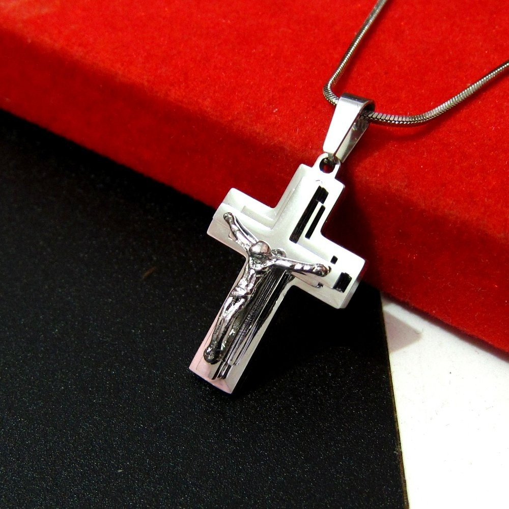 Kalung Salib Titanium Kalung Salib Titanium