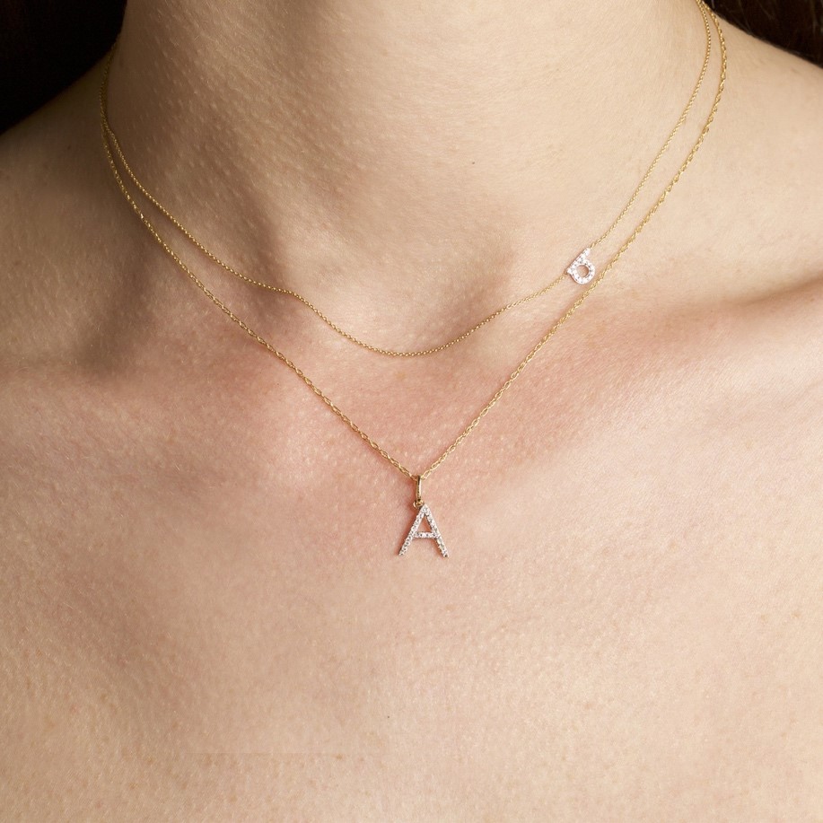 Liontin Huruf Untuk Perhiasan Anda