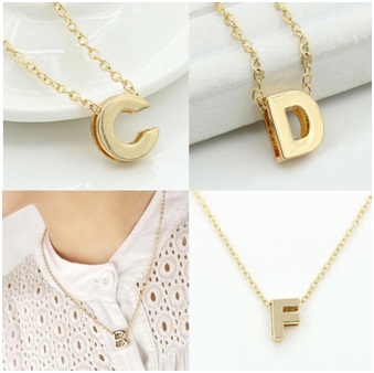 Liontin Inisial Pilihan Tepat Bagi Penggemar Perhiasan Unik