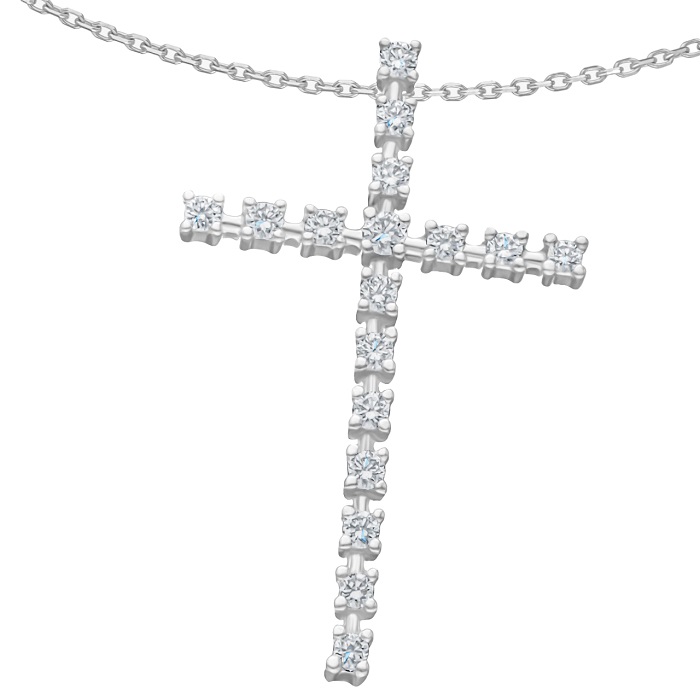 Diamond Cross Pendant LSF0156