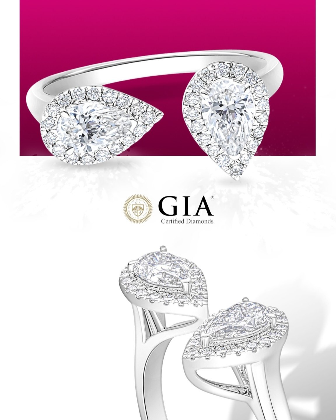 you and i collection, you & I collection, cincin berlian, berlian gia, gia diamond,