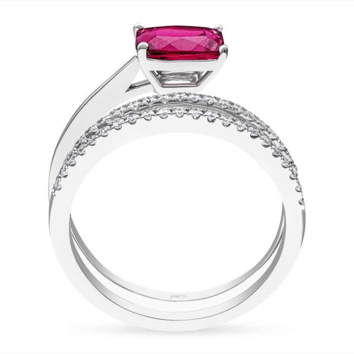 Fuchsia Diamond Ladies Ring CWF2862