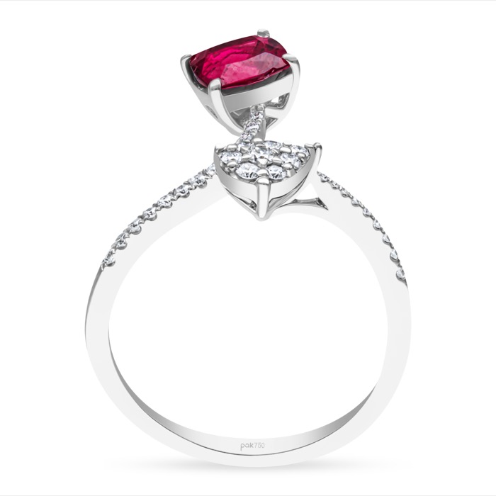 Fuchsia Diamond Ladies Ring CWF2872