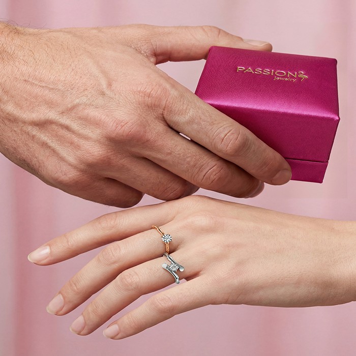 Diamond Ladies Ring Bamboo CWS0530