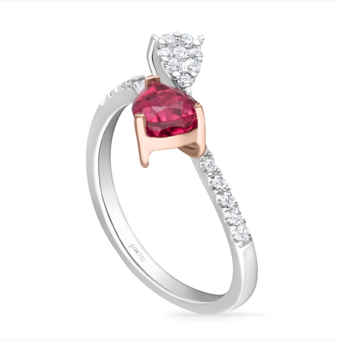 Fuchsia Diamond Ladies Ring CWF2882