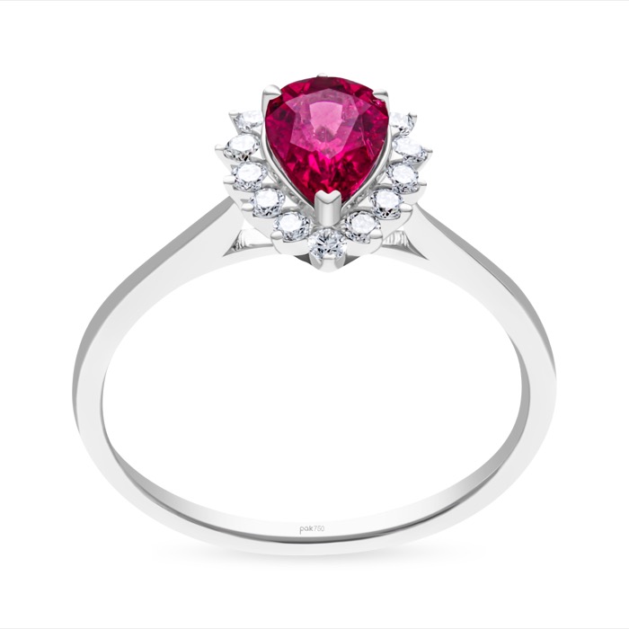 Fuchsia Diamond Ladies Ring CWF2848