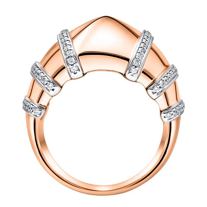 Diamond Ladies Ring Bulky Domine S164-CWF3693