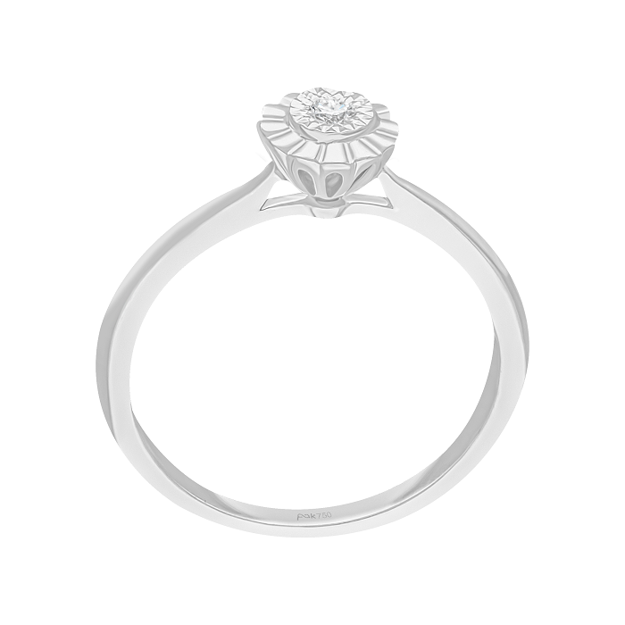 Diamond Ring Illusion Lotus CWF2256
