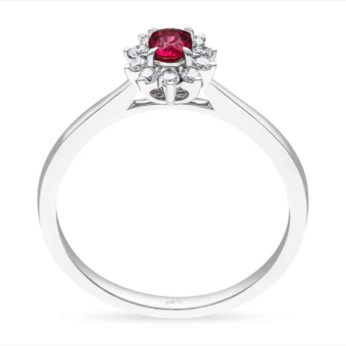 Fuchsia Diamond Ladies Ring CWF2877