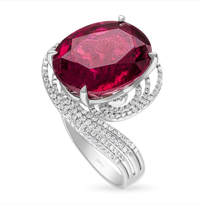 Fuchsia Diamond Ring CWF3071