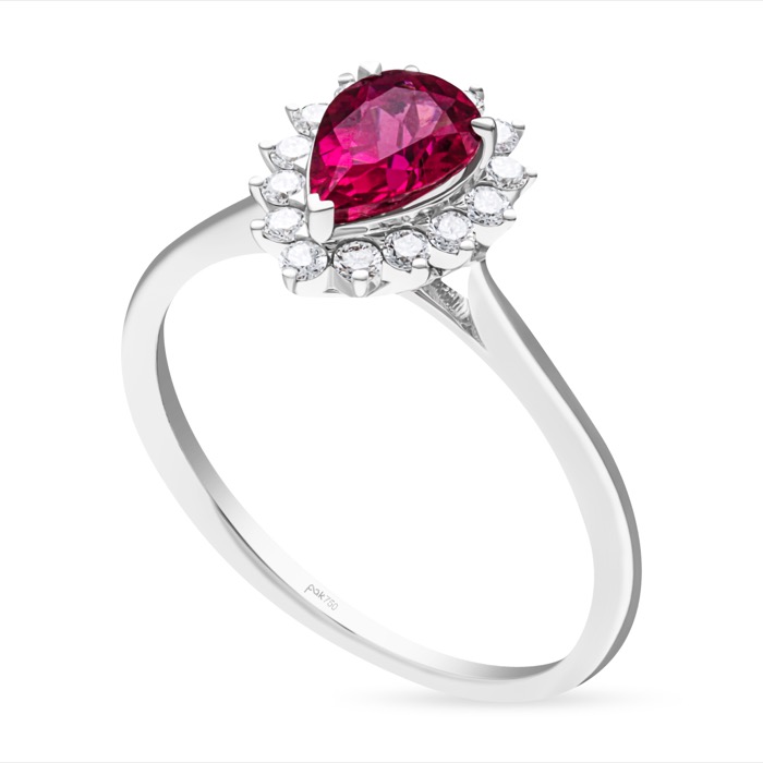 Fuchsia Diamond Ladies Ring CWF2848