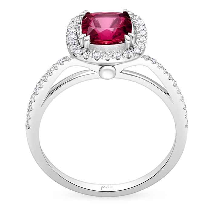 Fuchsia Diamond Ladies RIng CWF3016