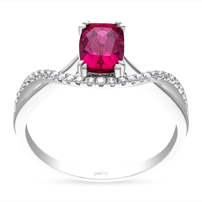 Fuchsia Diamond Ladies Ring CWF2860