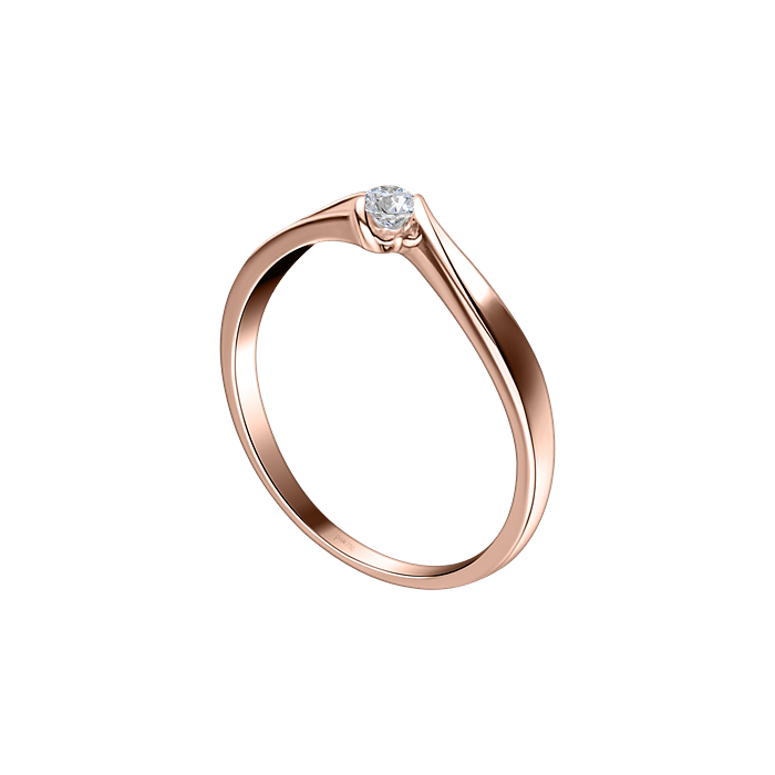 Diamond Ring Solitaire Round CWS0072