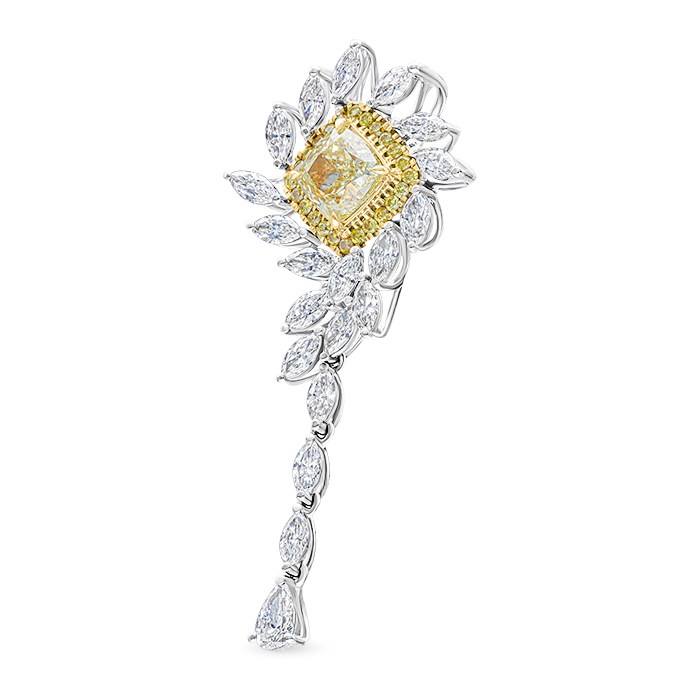 Fancy Yellow Diamond Ladies Pendant LWF1036