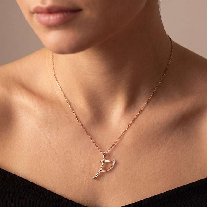 Small Alphabet Bamboo Pendant S178-LWF1553-P