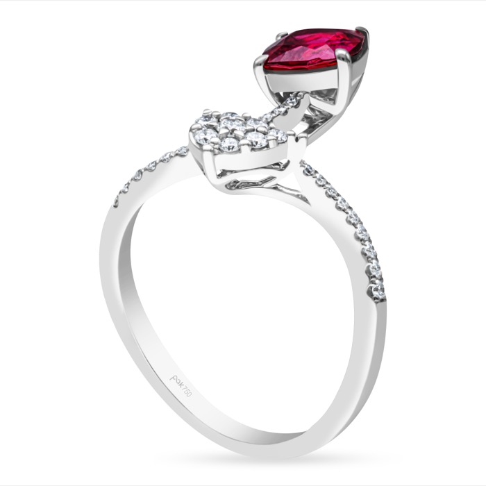 Fuchsia Diamond Ladies Ring CWF2872