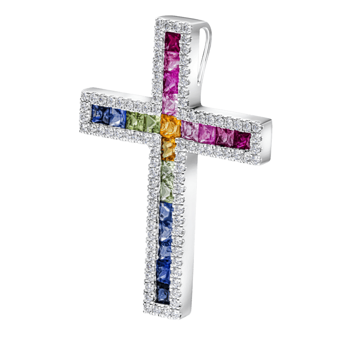 Cross Spectra Diamond Pendant LSF0178