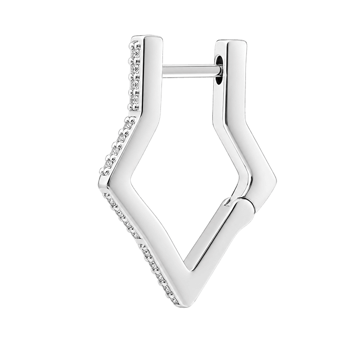 Be More Earlob Diamond Earring S192-AF1757