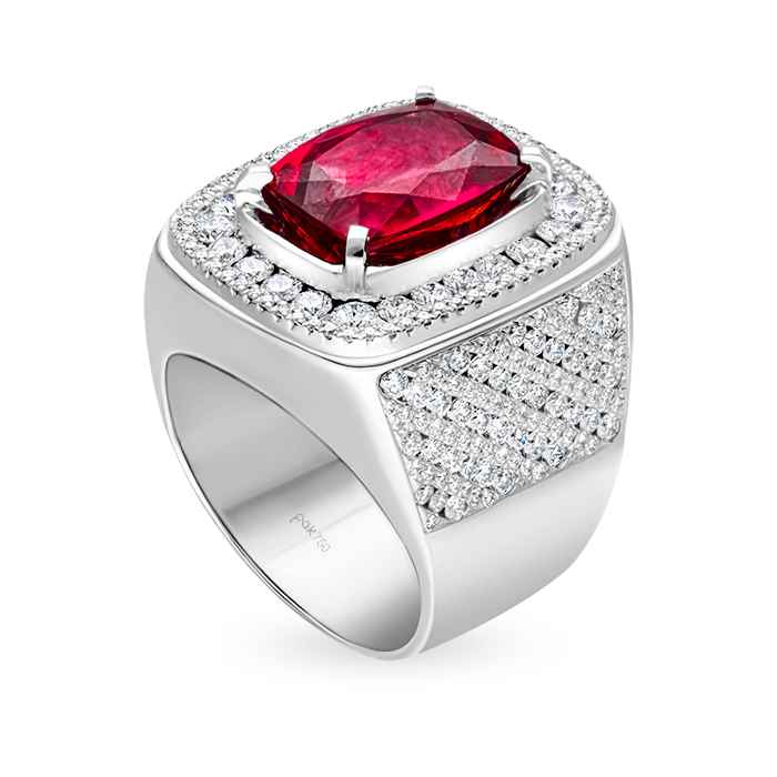 Fuchsia Diamond Ring BGJCCO13
