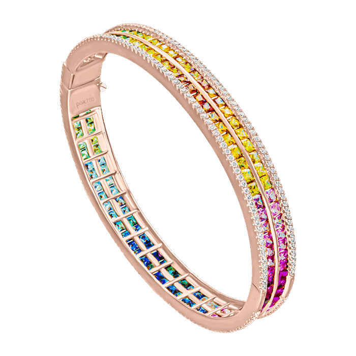 Arcobaleno Diamond Bangle JDR0251