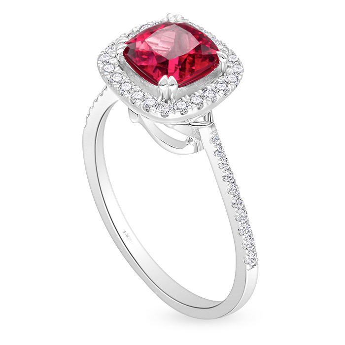 Fuchsia Diamond Ladies Ring CWF3017