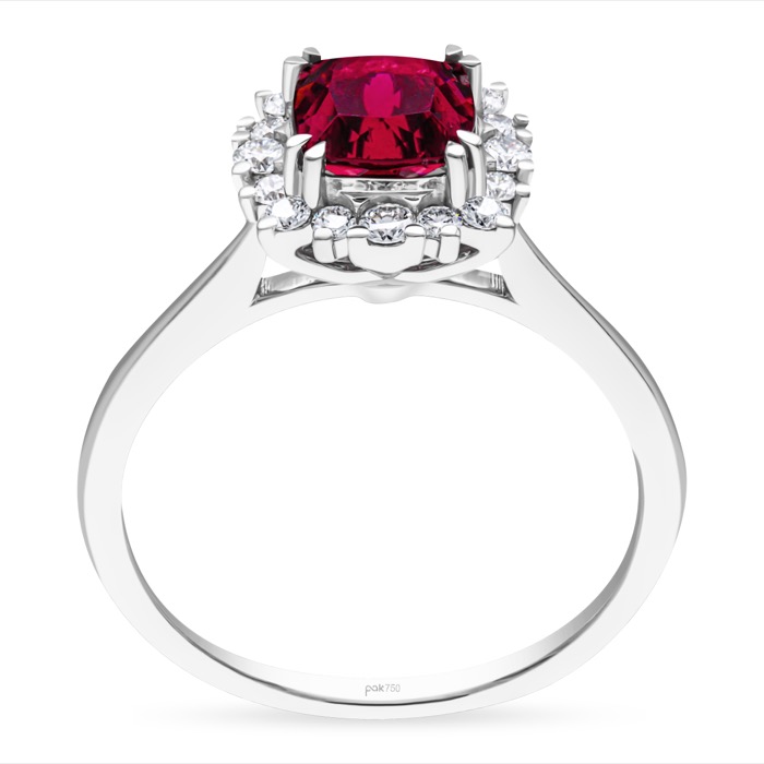 Fuchsia Diamond Ladies Ring CWF2856