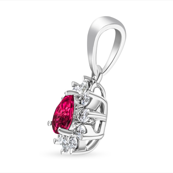 Fuchsia Diamond Ladies Pendant LWF1328