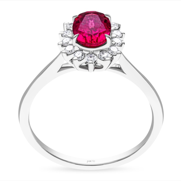 Fuchsia Diamond Ladies Ring CWF2847