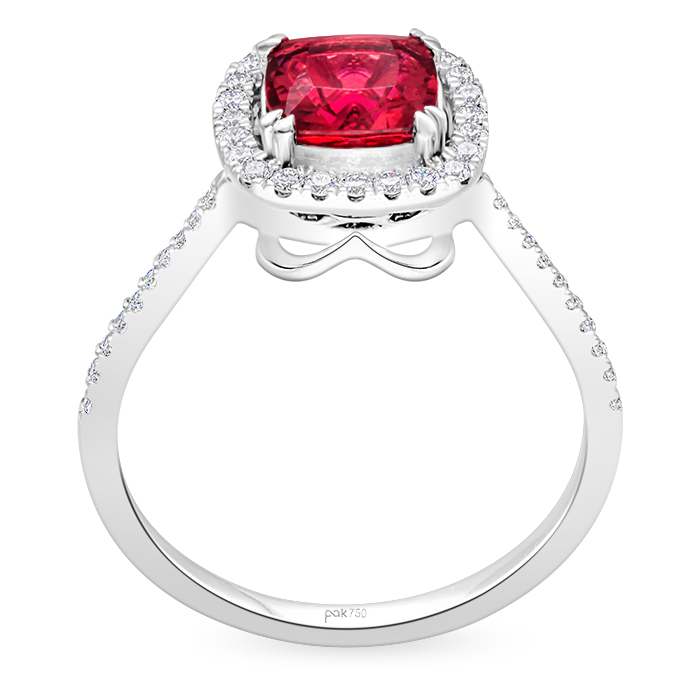 Fuchsia Diamond Ladies Ring CWF3017