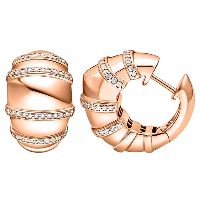 Diamond Earrings Bulky Domine S164-AF1703 Diamond Earrings Bulky Domine S164-AF1703