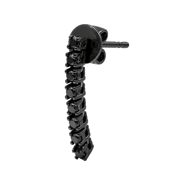 Be More Drop Black Diamond Earring S192-AF1753