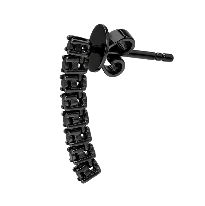 Be More Drop Black Diamond Earring S192-AF1753