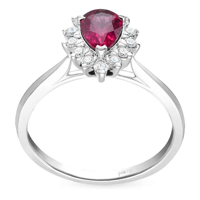 Fuchsia Diamond Ladies Ring CWF2878
