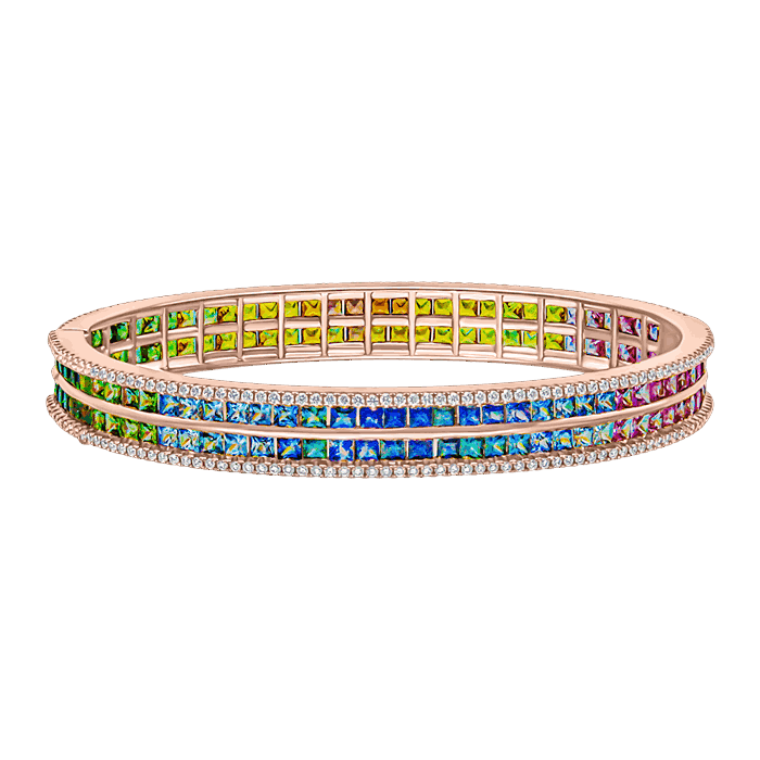 Arcobaleno Diamond Bangle JDR0251