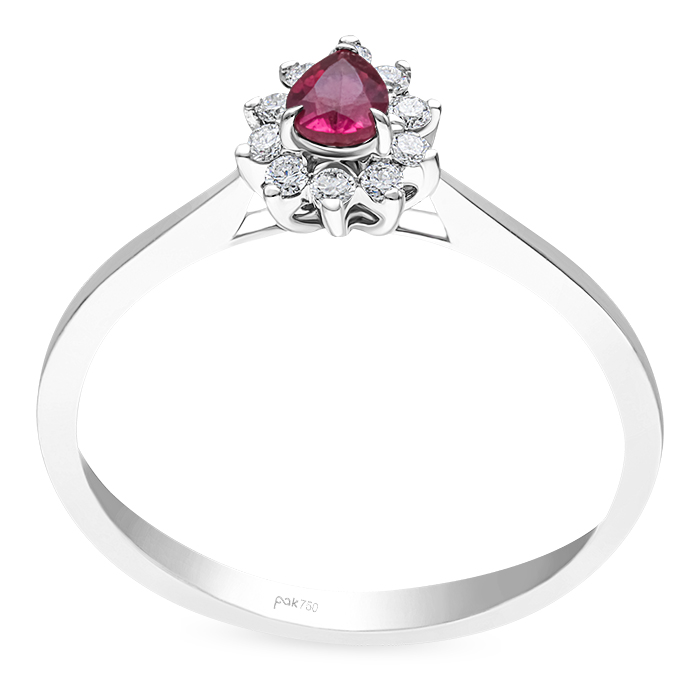 Fuchsia Diamond Ladies Ring CWF2879