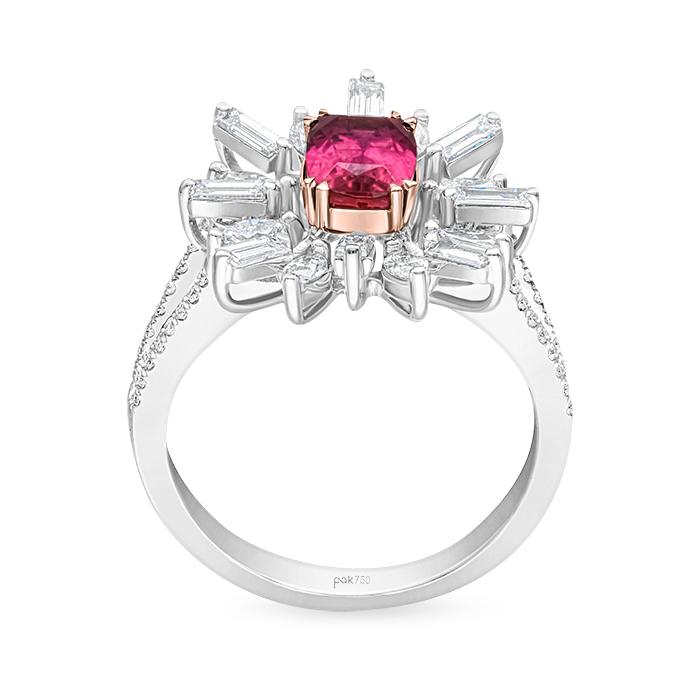 Fuchsia Diamond Ladies Ring CWF2883