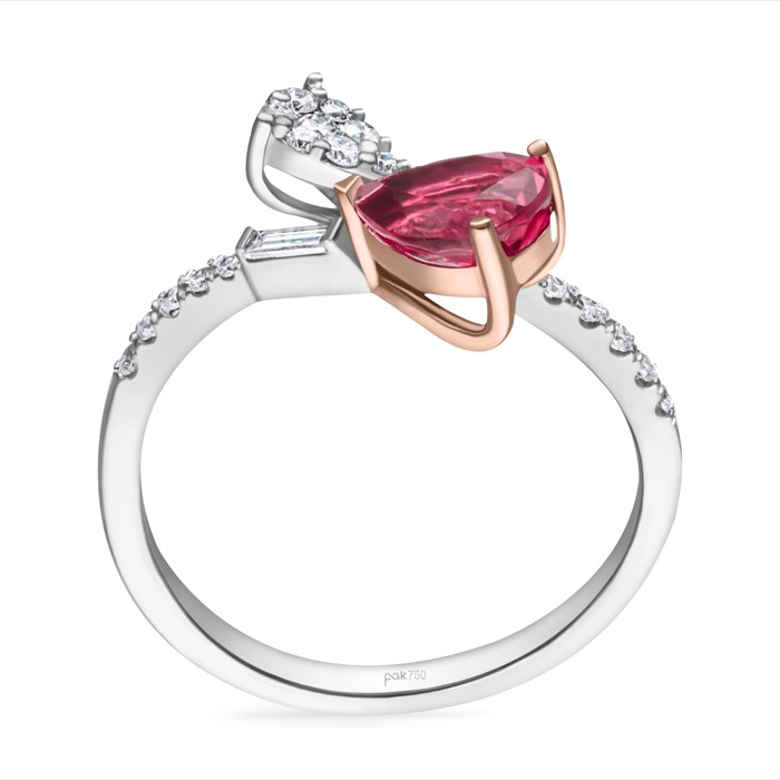 Fuchsia Diamond Ladies Ring CWF2882